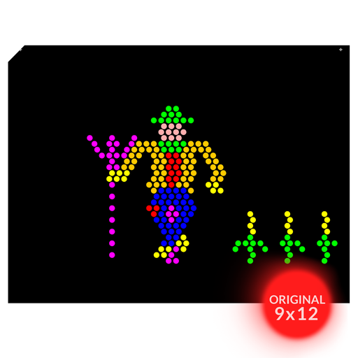 Original 9x12 Lite Brite Design Refill: The Farm (RECTANGLE)