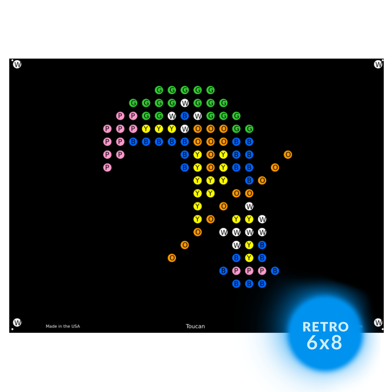 Zoo Lite Brite Refills, Set of 12