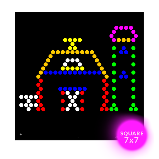 Square Lite Brite Design Refills: Farm