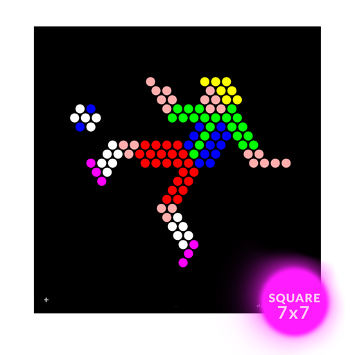 Square Lite Brite Design Refills: Sports 