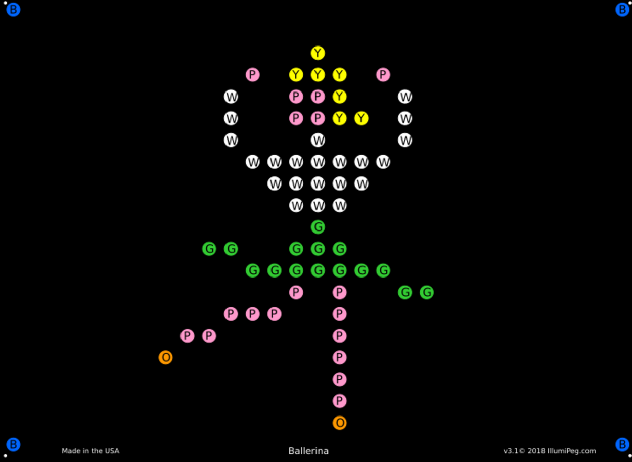 Little Miss, Lite Brite Refills, Set of 12