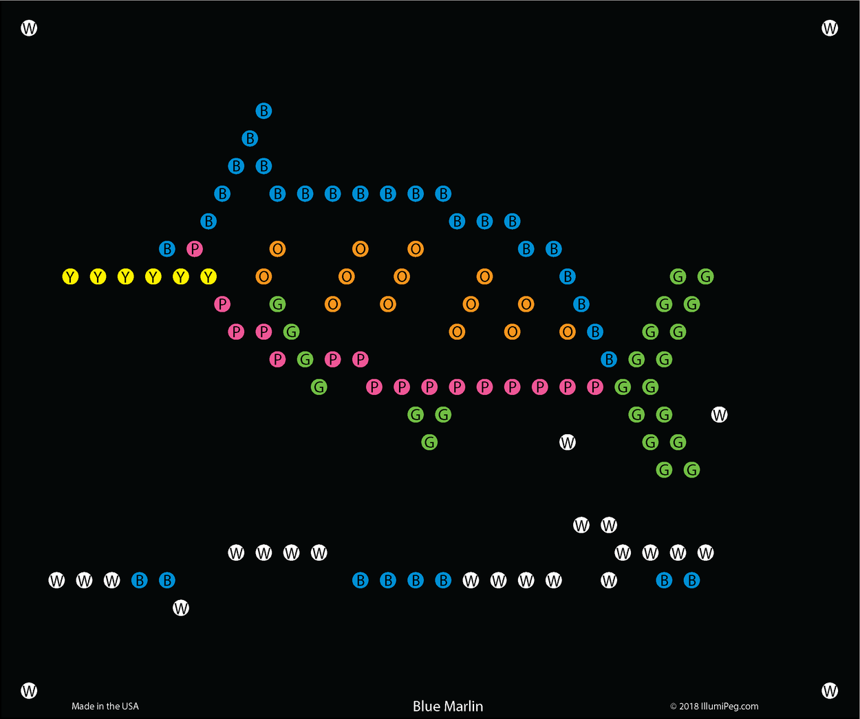 Lite Brite Ultimate Classic Refills - Sea Creature Pattern - Set of 10