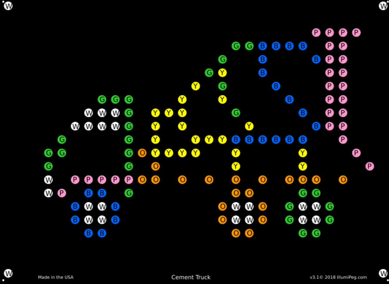Things that Go, Lite Brite Refills, Set of 12