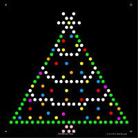 Square Lite Brite Design Refills: Holiday