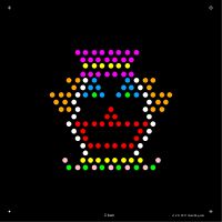 Square Lite Brite Design Refills: Circus