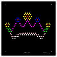 Square Lite Brite Design Refills: Little Miss