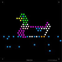 Square Lite Brite Design Refills: Kids
