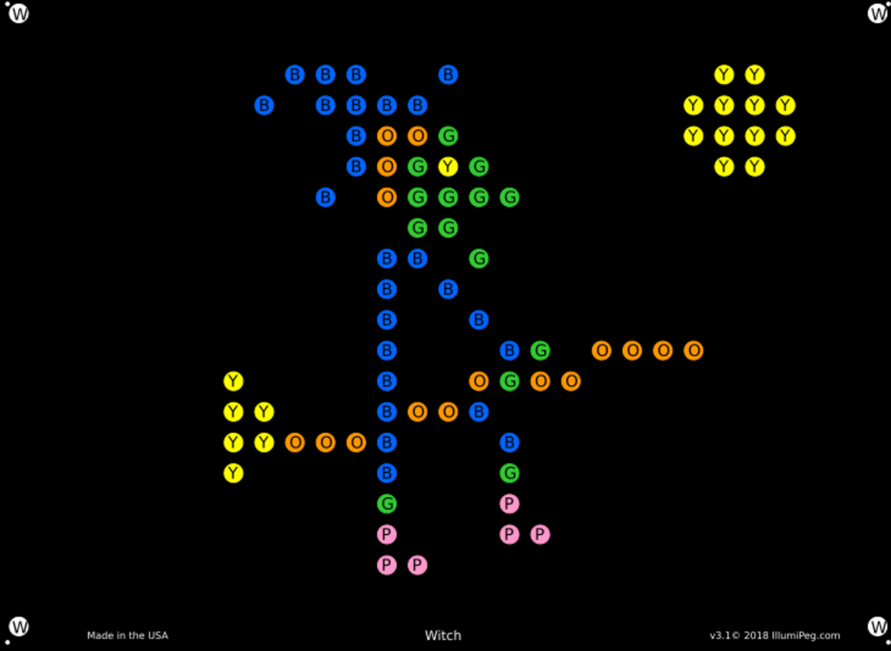 Little Miss, Lite Brite Refills, Set of 12