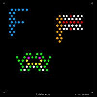 Square Lite Brite Design Refills: Alphabet