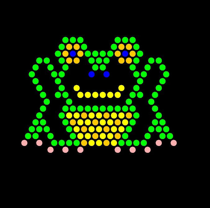 Square Lite Brite Design Refills: Zoo 