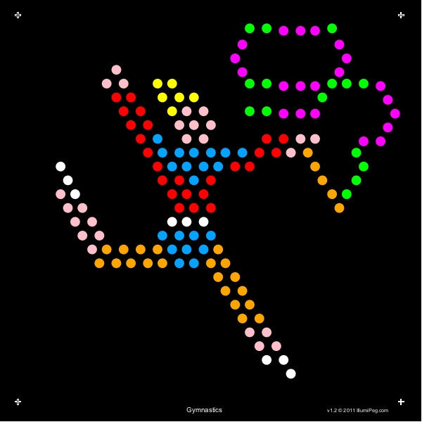 Square Lite Brite Design Refills: Sports