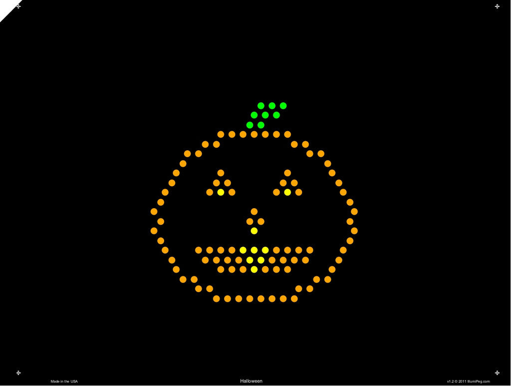 Original 9x12 Lite Brite Design Refill: Holiday (RECTANGLE)