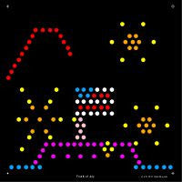 Square Lite Brite Design Refills: Holiday