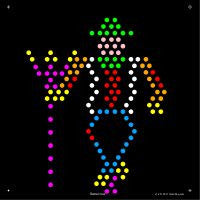 Square Lite Brite Design Refills: Farm