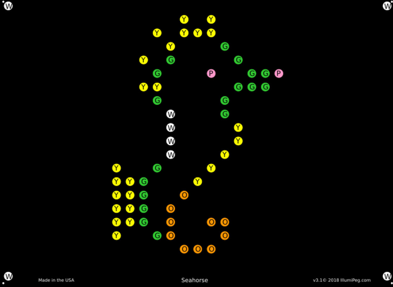 Under the Sea, Lite Brite Refills, Set of 12