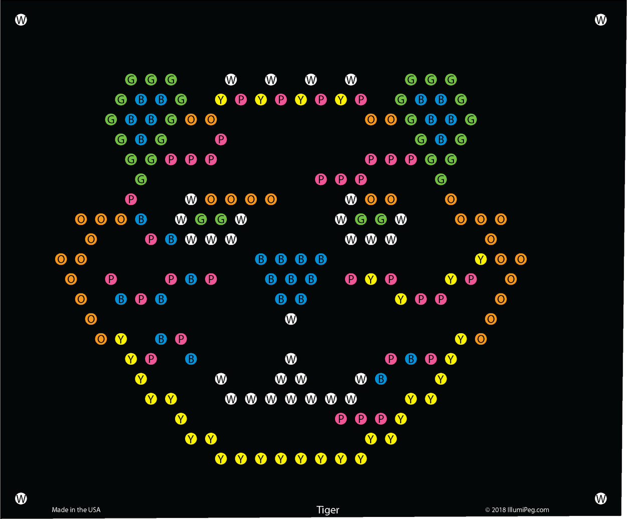 Lite-Brite Ultimate Classic Refills - Zoo Animal Pattern - Set of 10
