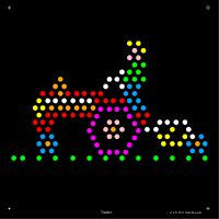Square Lite Brite Design Refills: Farm