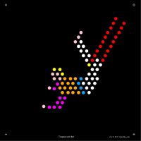 Square Lite Brite Design Refills: Circus