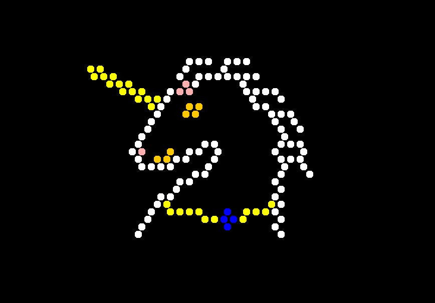 Classic 9x12 Lite Brite Design Refill: Little Miss (RECTANGLE) 