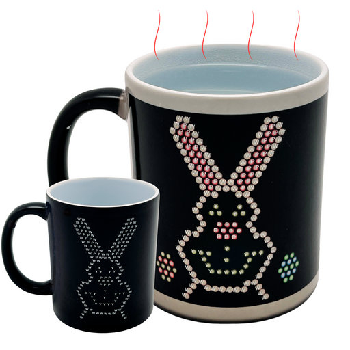 IllumiPeg Easter Bunny Heat Changing IllumiMug 11 oz Ceramic Mug
