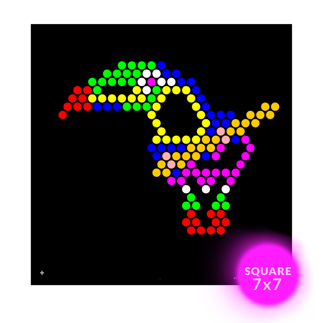 flamingomiletグッズ Lite Brite Template Refills: The Zoo Designs (SQUARE)| Fits