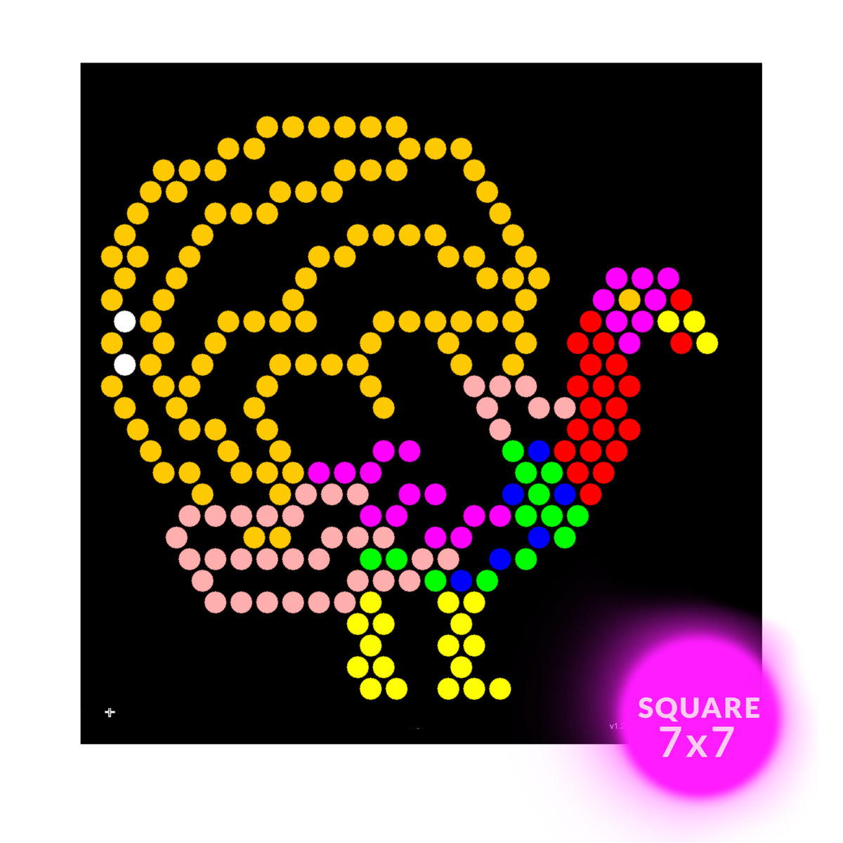 Lite Brite Template Refills: Holiday Designs (SQUARE) | Fits Cube, Four Share & Flat Screen — IllumiPeg lite-brite-template-refills-holiday-designs-square-fits-cube-four-share-flat-screen-illumipeg