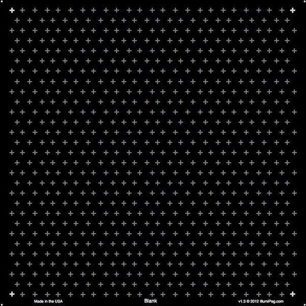 Lite Brite Template Refills: Blank Design (SQUARE) | Lite Brite Cube & Flat Screen — IllumiPeg lite-brite-template-refills-blank-design-square-lite-brite-cube-flat-screen-illumipeg