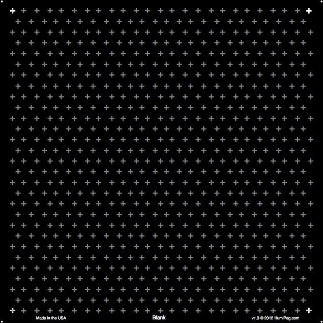 Lite Brite Template Refills: Blank Design (SQUARE) | Lite Brite Cube & Flat Screen — IllumiPeg lite-brite-template-refills-blank-design-square-lite-brite-cube-flat-screen-illumipeg