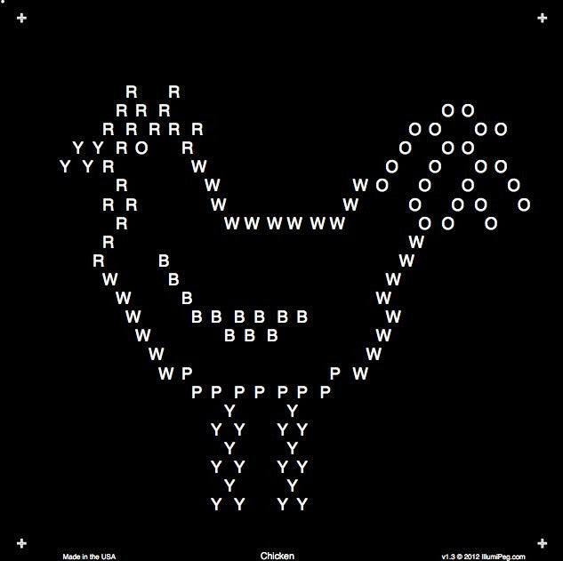 Lite Brite Template Refills: The Farm Designs (SQUARE) | Cube, Four Share & Flat Screen — IllumiPeg lite-brite-template-refills-the-farm-designs-square-cube-four-share-flat-screen-illumipeg