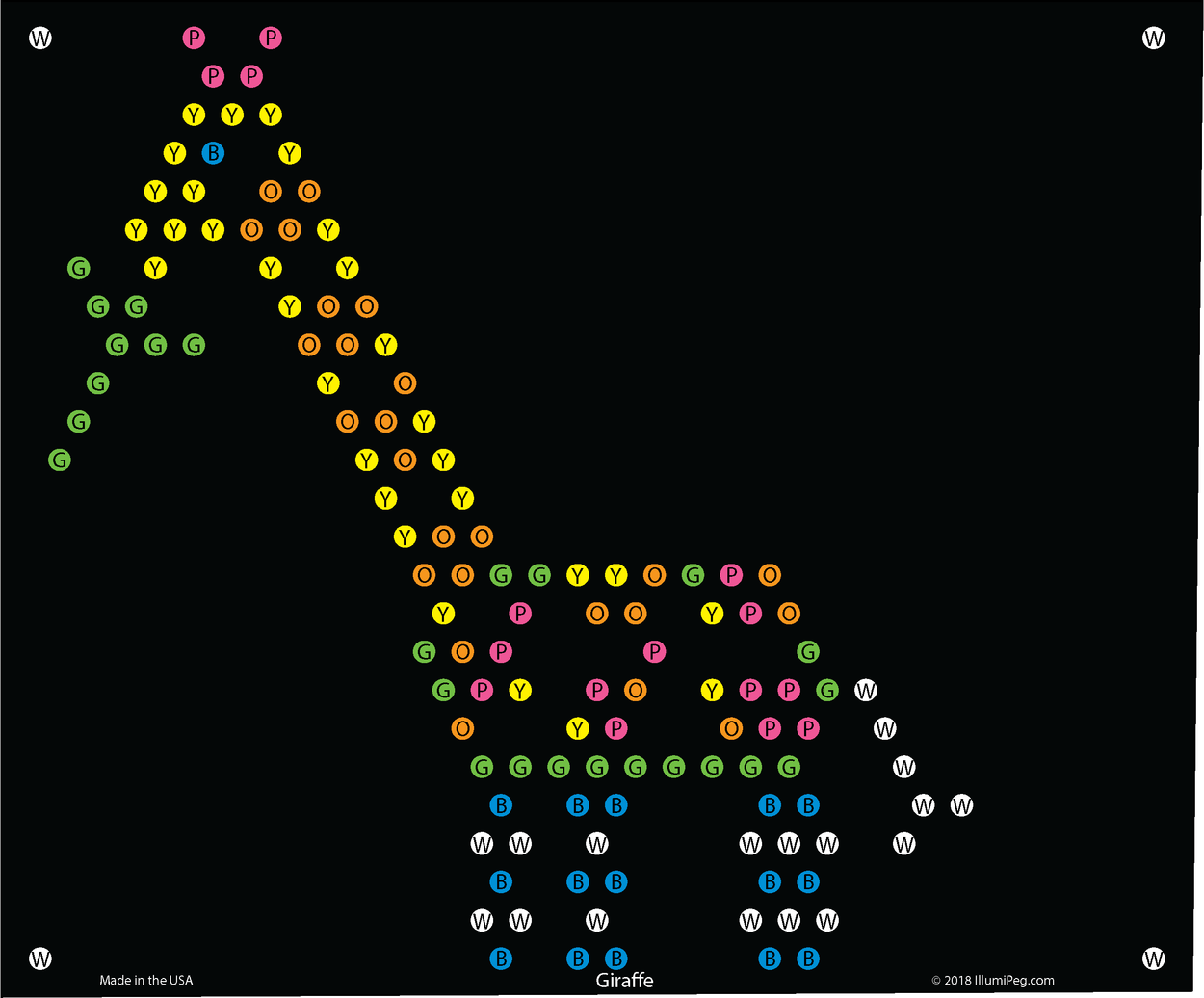 Zoo, 10 sheets — IllumiPeg zoo-10-sheets-illumipeg