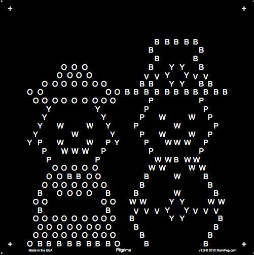 Lite Brite Template Refills: Holiday Designs (SQUARE)